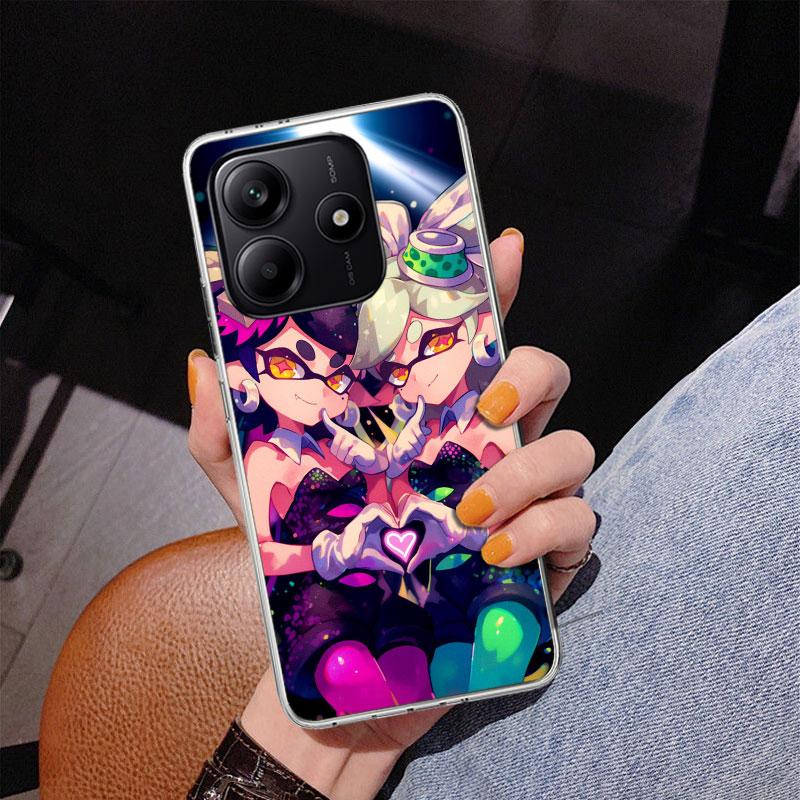 Game S-Splatoons Phone Case For Xiaomi Redmi Note 15 14 13 12S 12 11 Pro Plus 14S 11S 11E 10 10S 11T 5G Personalized Cover Redmi