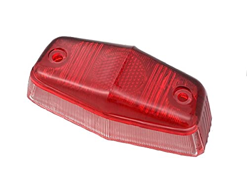Daytona Repair Lens for Lucas Tail Lamp S Size with Reflector Red 40387