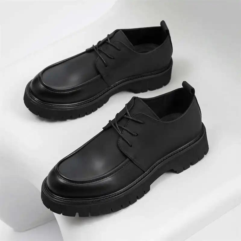 Fashion Elegance Tied Black Dress Shoes For Men Casual Dress Shoes Men Shoes Sale Sneakers Sports Sapatos Sapatenos Athlete