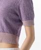MUSINSA STANDARD WOMAN Women'S Boucle Knitted Polo Shirt [Purple]