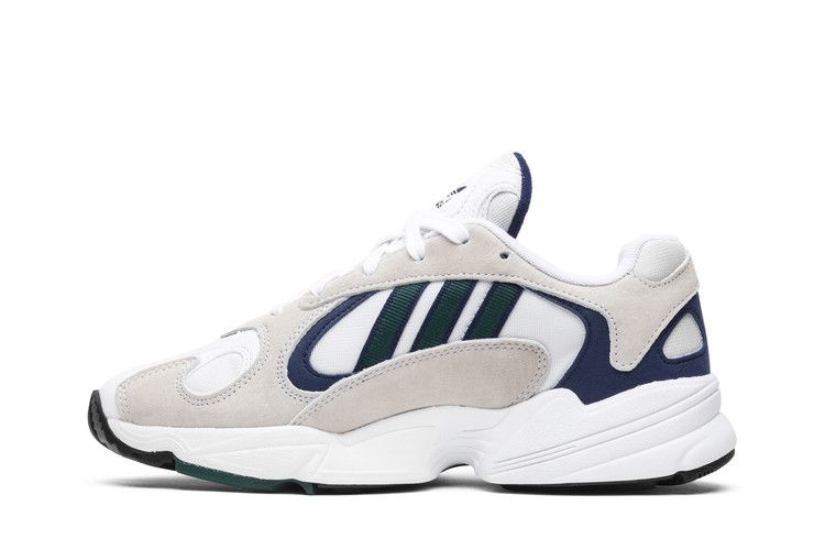 Heren Sneakers adidas Yung-1 Wit Noble Groen Donkerblauw Schoenen Wit/Noble Groen/Donkerblauw