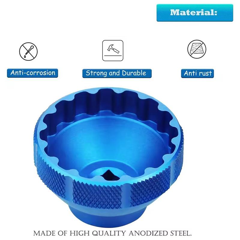 16-Notch Bottom Bracket Removal Tool For Bbt-69.2 Slot 44Mm Bottom Support Tool Lockring Remover For Bicycle