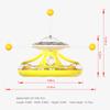 Kitten Tumbler Track Balls Toy Cat Carousel Shaped Turntable Leaky Food Toy Intelligence Boosting Cat-teasing Stick Pet Supplies