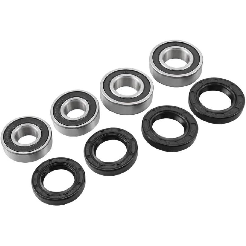 NICECNC Stalowe Łożysko i Gumowa Uszczelka Koła Przedniego Kompatybilne z Yamaha Raptor 700 2006-2026, Raptor 700R 2011-2026