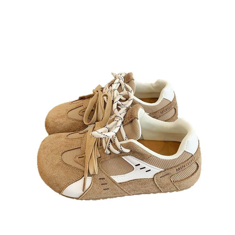 2025 new fashion commuter retro platform Forrest Gump training shoes women's spring and autumn lightweight low-top casual sports shoes