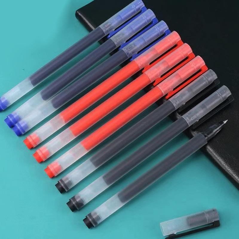 Quick-Dry Liquid Rollerball Pen - Super Writing Gel, Needle Point, Office & Student Use, Signature & Water-Based Pen