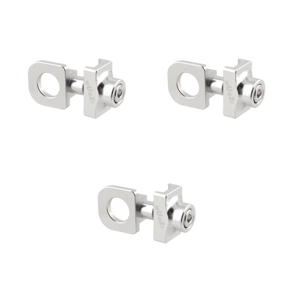 5-1PC Bicycle Chain Adjuster Aluminum Alloy CNC Bike Chain Tension Bolt Screw DIY Modification for Single Speed Bicycle Parts
