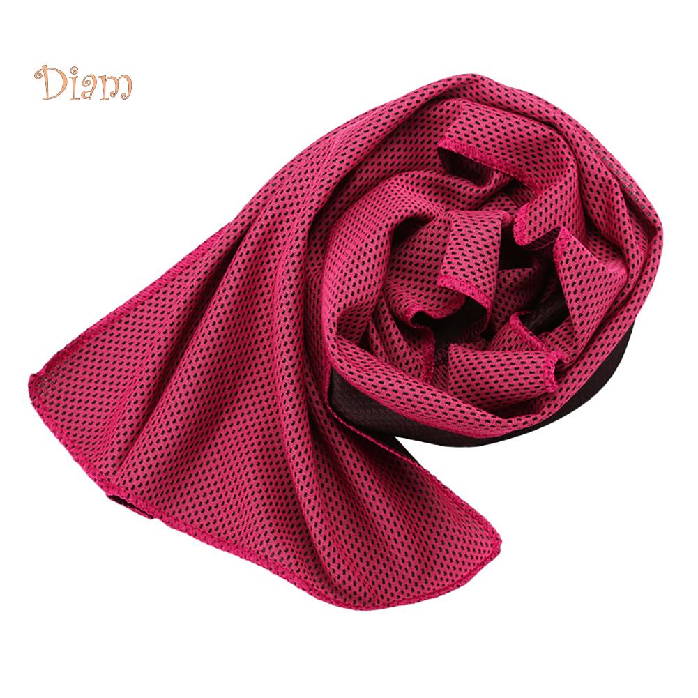 NO.HS Color Sweat Absorbent Summer Outdoor Sports Running Jogging Cooling Towel Towels Wash Cloth