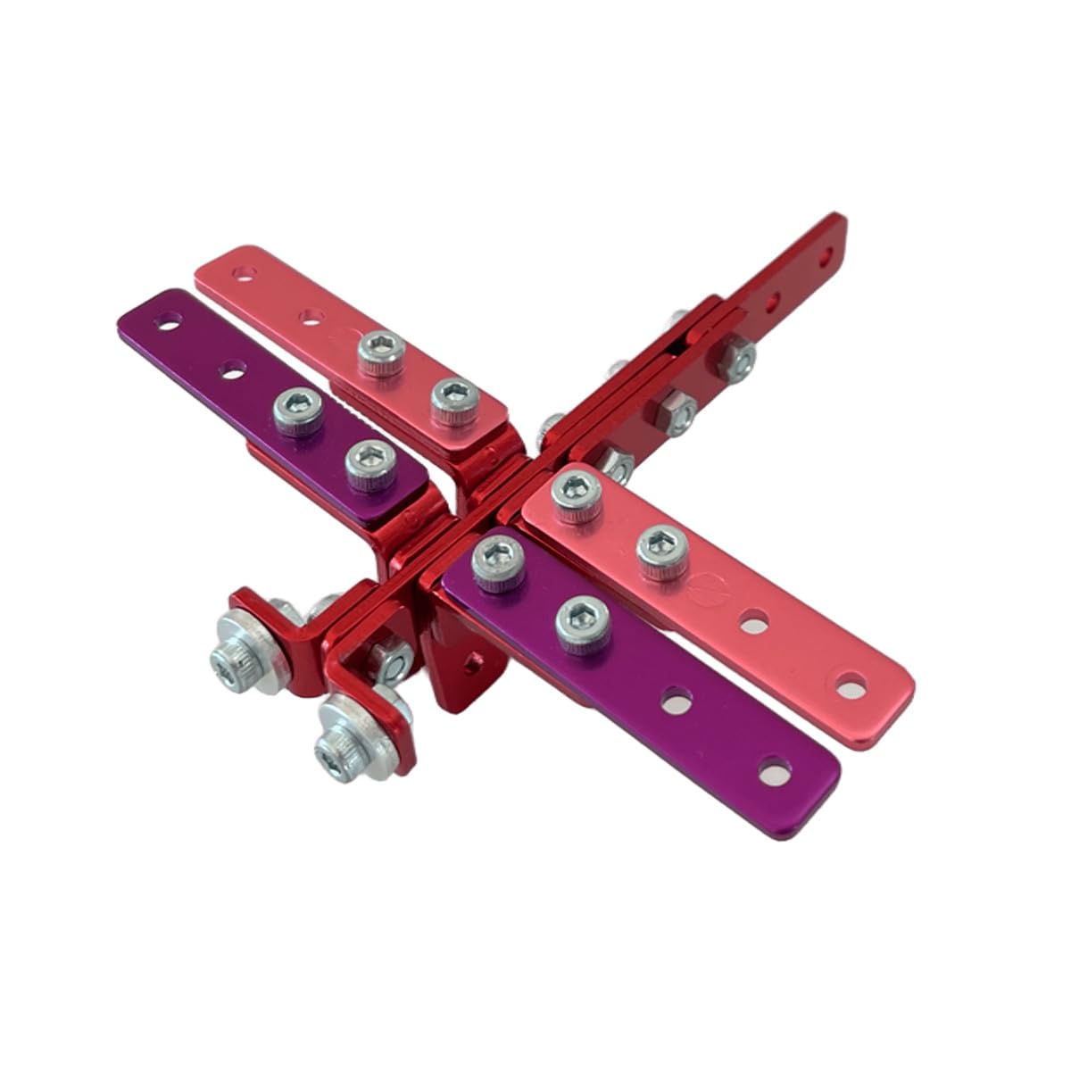 

Zaoh Block Dragonfly Metal Red and Blue Creature Animal Insect Educational Toy for Tactile Sensation, Spatial Recognition, and 3D Recognition (Blue)