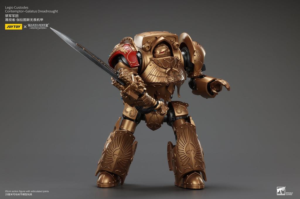 JOYTOY Warhammer Legiocustodes Contemptor Galatus Dreadnought Scale Action Figure 1/18 (Assembled)