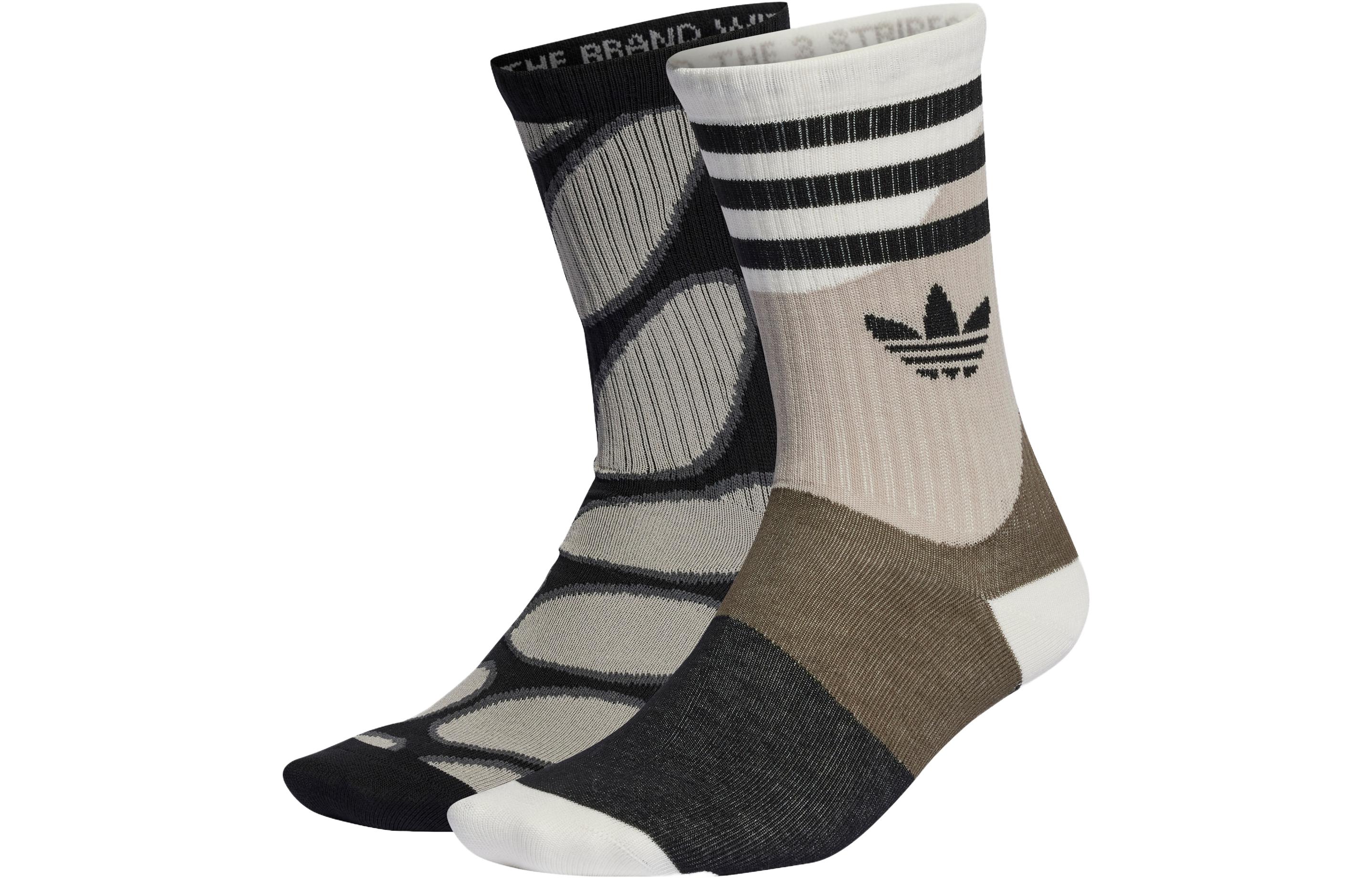 Adidas Originals MARIMEKKO CREW SOCKS 2 PAIRS Crew Socks Women s 2 Pack IC5328 M