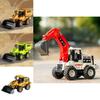 Inertia Bulldozer And Excavator Toy With Alloy Shovel For Kids Construction Play
