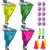 Granny Pants Yard Game Sets for Adults Ball Catch Toy with Bouncy Balls And Marker Cones Giant Outdoor Games