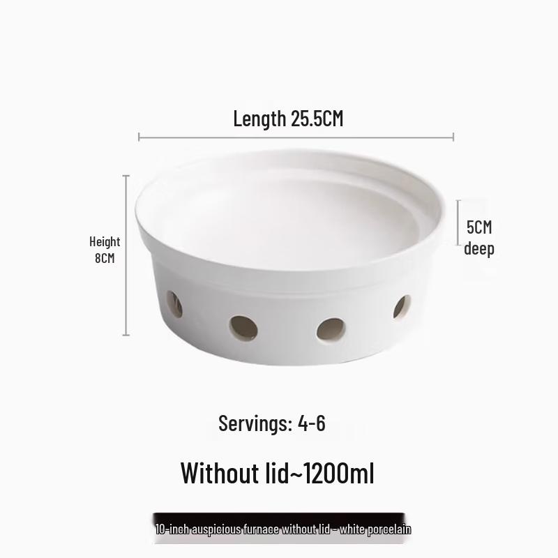 Taisun Nordic Ceramic Deep Dinner Plate