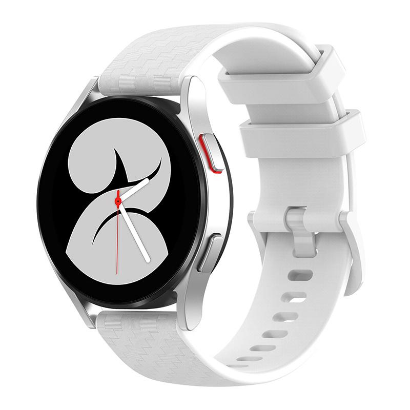 For Polar Vantage M/Vantage M2/Gait X/Gait X Pro Carbon Fiber Texture Silicone Watch Band Replacement Wrist Strap with Buckle