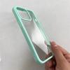 The Grooved Phone Case Is Suitable for 16 Resin Cream Gel Special Transparent Shell Apple 15 Color Edge Two-in-one 8
