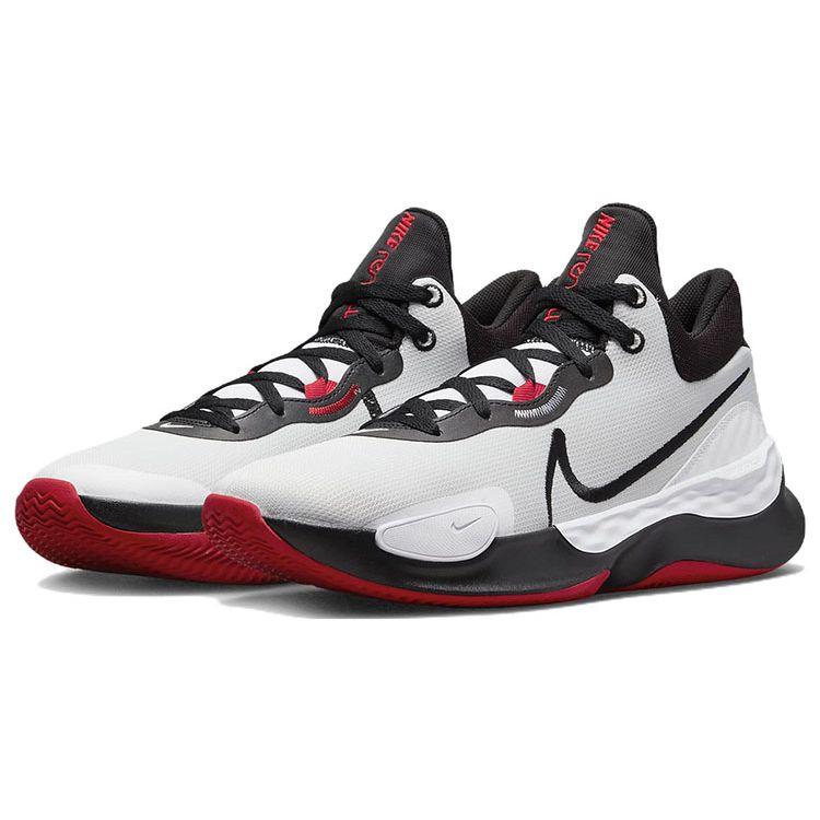 Nike Renew Elevate 3 Platino Puro Nero Rosso Scarpe da Ginnastica da Uomo Bianco DD9304-100