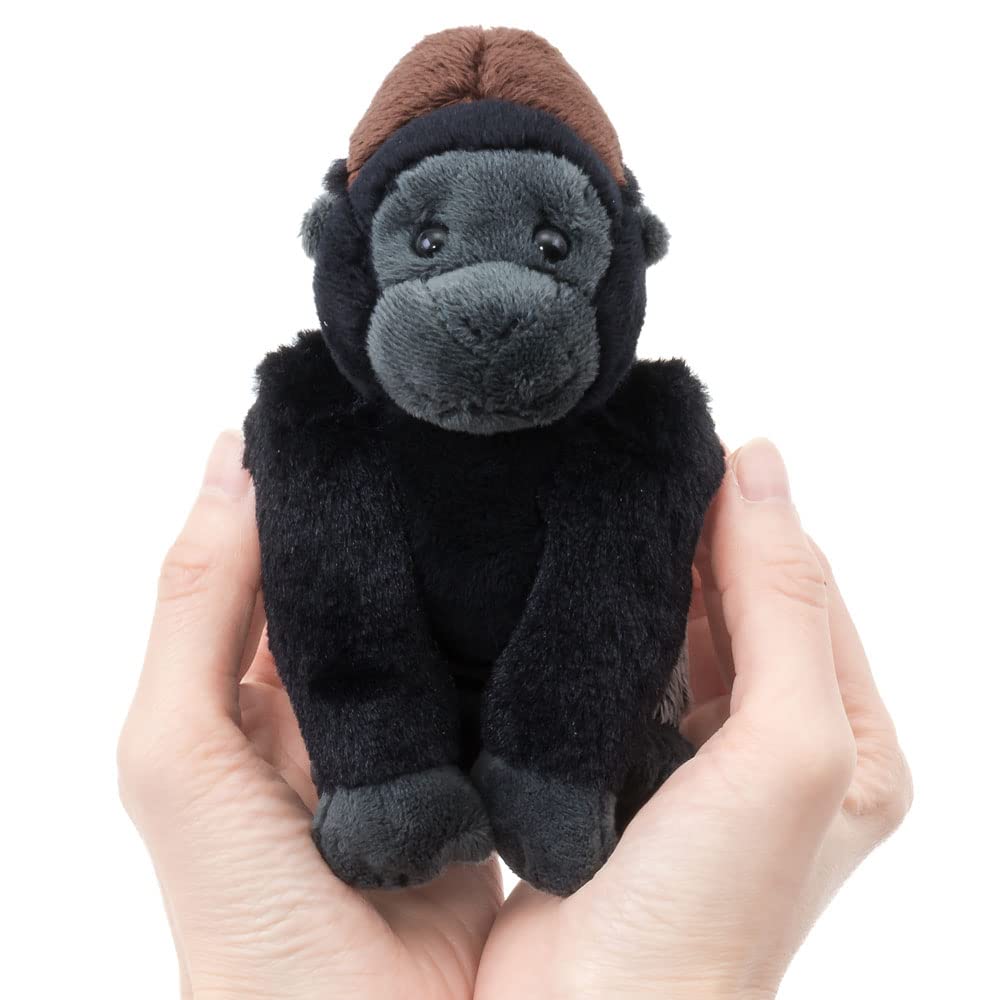 COLORATA Gorilla Plush Mascot (Realistic Wild AnimalWith Chain) Cute Animal Keychain Doll Gift (Twice Tested)  Christmas Present