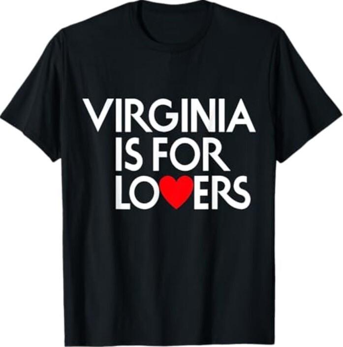 Винтажная футболка «Вирджиния — для влюбленных» Унисекс S