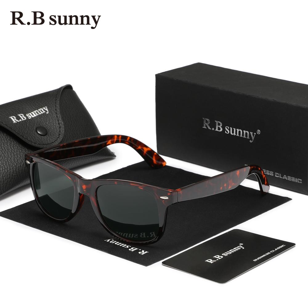 RBsunny Driving Sunglasses Men‘s Outdoor Polarized UV400 Glasses TR90 Fashion Women HD Mirror Lens Round Night Vision Eyewear