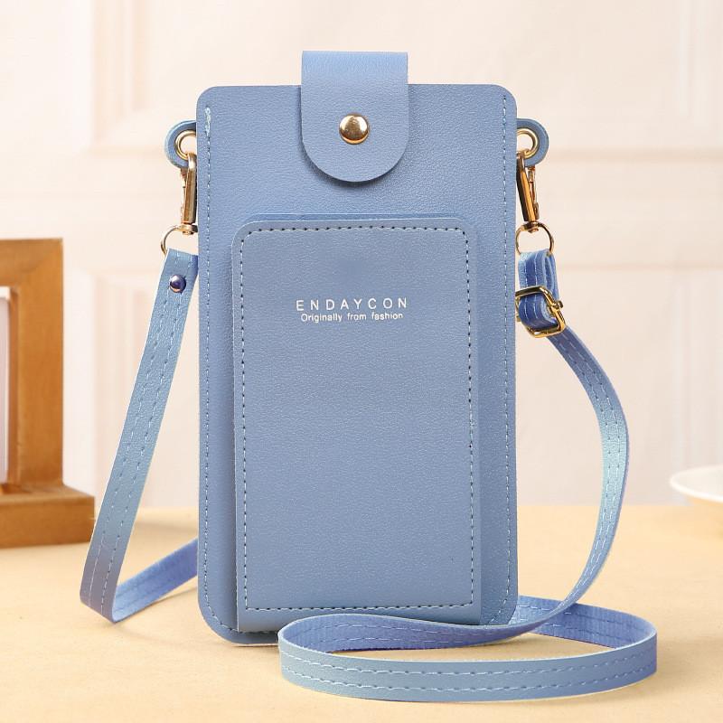 Stylish And Simple Single-shoulder Small Bag For Women Pu Leather Zipper Closure Card Slot Wholesale
