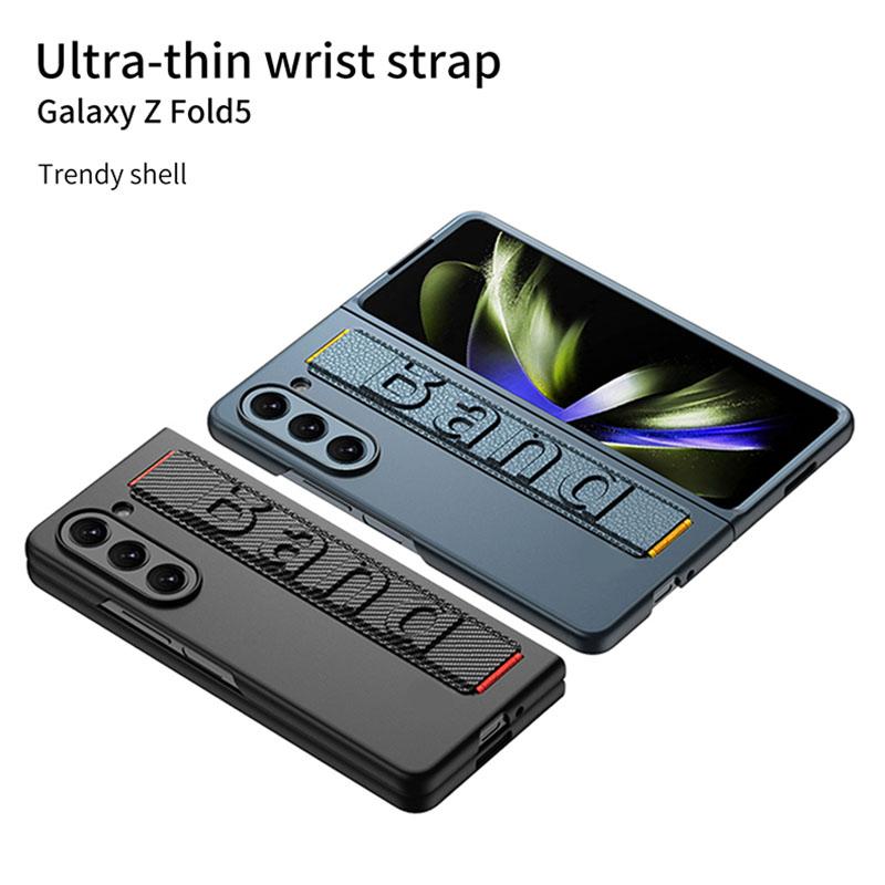 Pouzdro pro Samsung Galaxy Z Fold 5 4 Pouzdro Ultratenký náramek Antidetonační kryt z tvrdého plastu pro Galaxy Z Fold5 5G