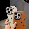 For Magsafe Magnetic Black Love Hearts Matte Phone Case for iPhone 16 15 Pro 14 Plus 13 12 Pro Max 11 Shockproof Soft Tpu Slim Leather Texture Cover