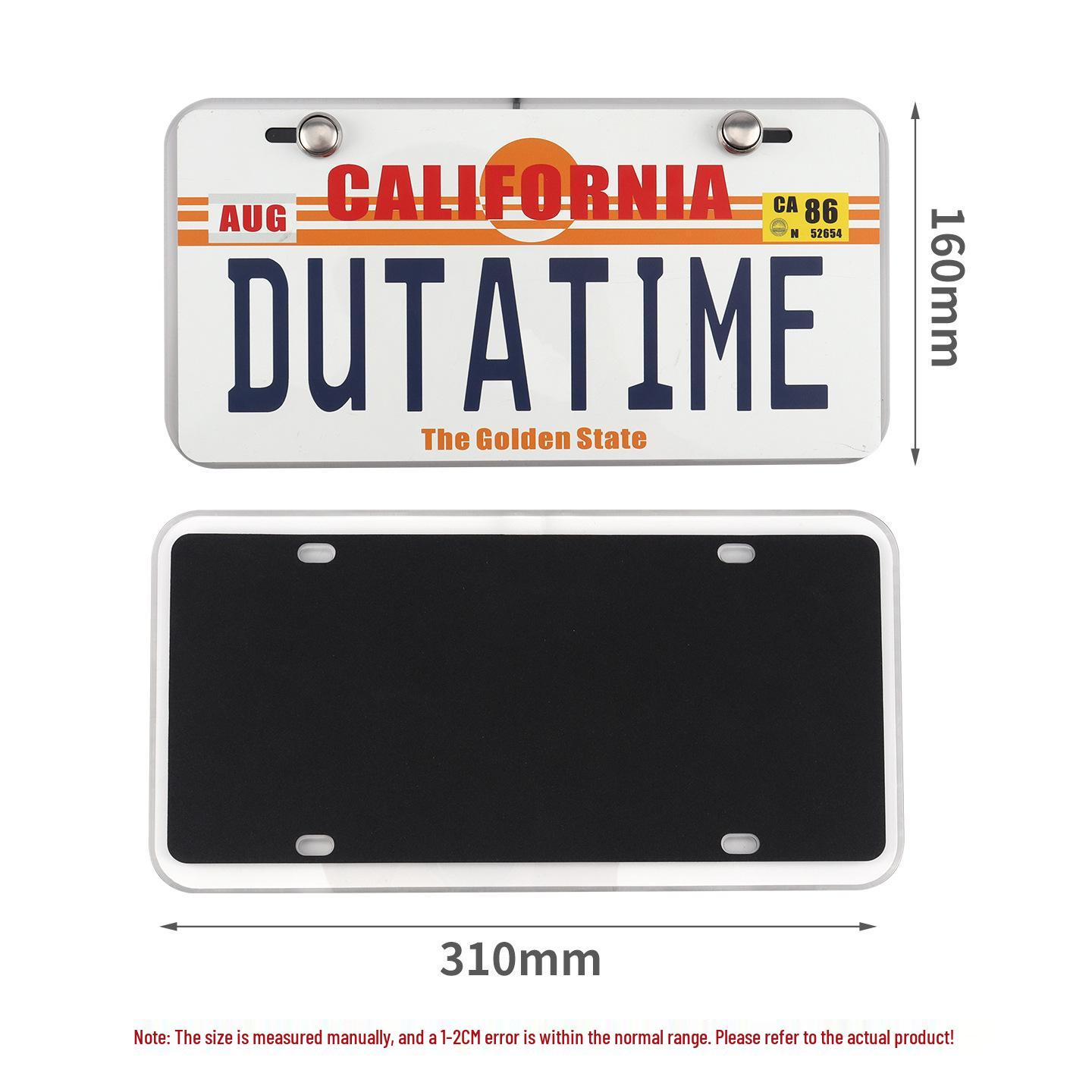 

RGB Lighted License Plate Frame for US Standard and Sports Cars, Off-Road Ready.