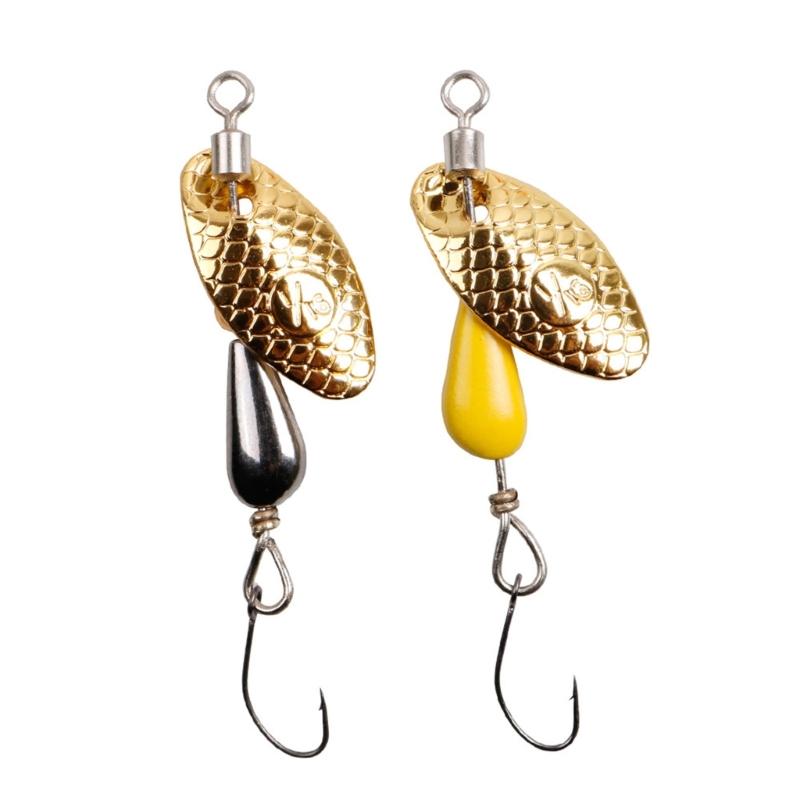 5Pcs Long Shot Spoon Baits Fishing Lures Treble Hook Metal Spoon Spinner Baits Sequins Crankbait Artificial Baits