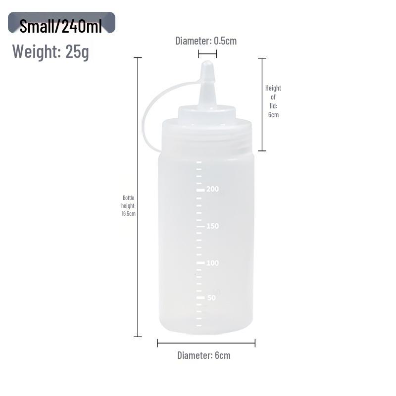 

Бутылка с узким горлышком и крышкой, защищенной от взрыва, для шоколада, кетчупа или салатной заправки 1 pack with stickers