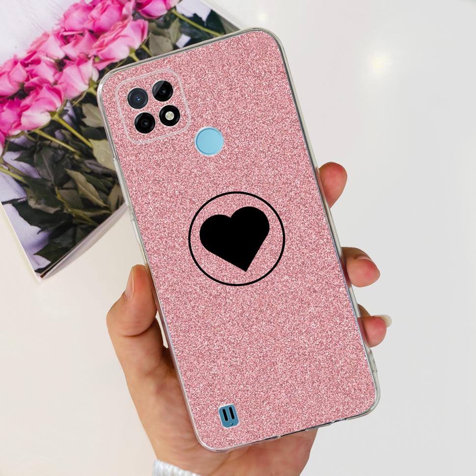 For Realme C21Y Case RMX3261  RMX3263 Cute Cartoon Cover Soft Silicone Phone Case For Realme C 21Y C21Y Bumper