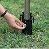 Awning Rod Holder Outdoor Camping Canopy Rod Holder Reinforced Windproof Tent Awning Rod Fixed Tube