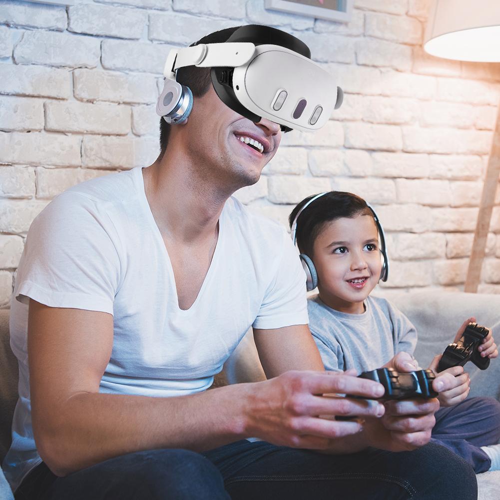 6 in 1 Face Facial Interface PU & Ice Silk Foam Face Cushion Anti-Leakage Nose Pad Lens Protector Lens Cloth for Oculus Quest 3