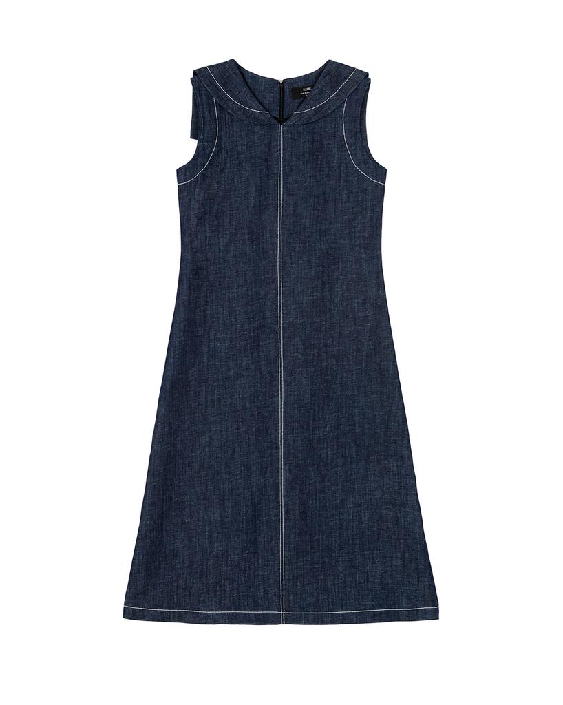 Ramu Studio Adam Sailor Sleeveless A-Line Dress Navy Adam05Nv