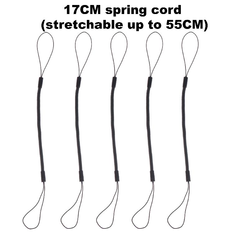 Stylus Pen Secure Rope 5Pcs Set Retractable Spring Cord Anti-lost for Tablet Smartphone Everyday Business Travel 17cm spring rope X5
