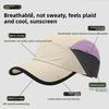 Big Head Circumference Baseball Cap Summer Sun Protection Sun Hat Women's Outdoor Cap Big Head Circumference Advanced Sense Quick-drying Baseball Cap