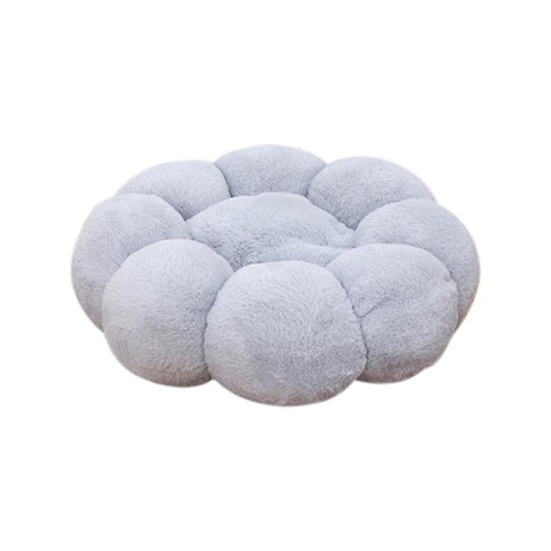 Blumenform Hundenest Klein Mittel Hundenest Kissen Welpe Katze Matte Weich Warm Haustier Hunde Katzen Schlafnest Kissen Universelle Haustierbedarf