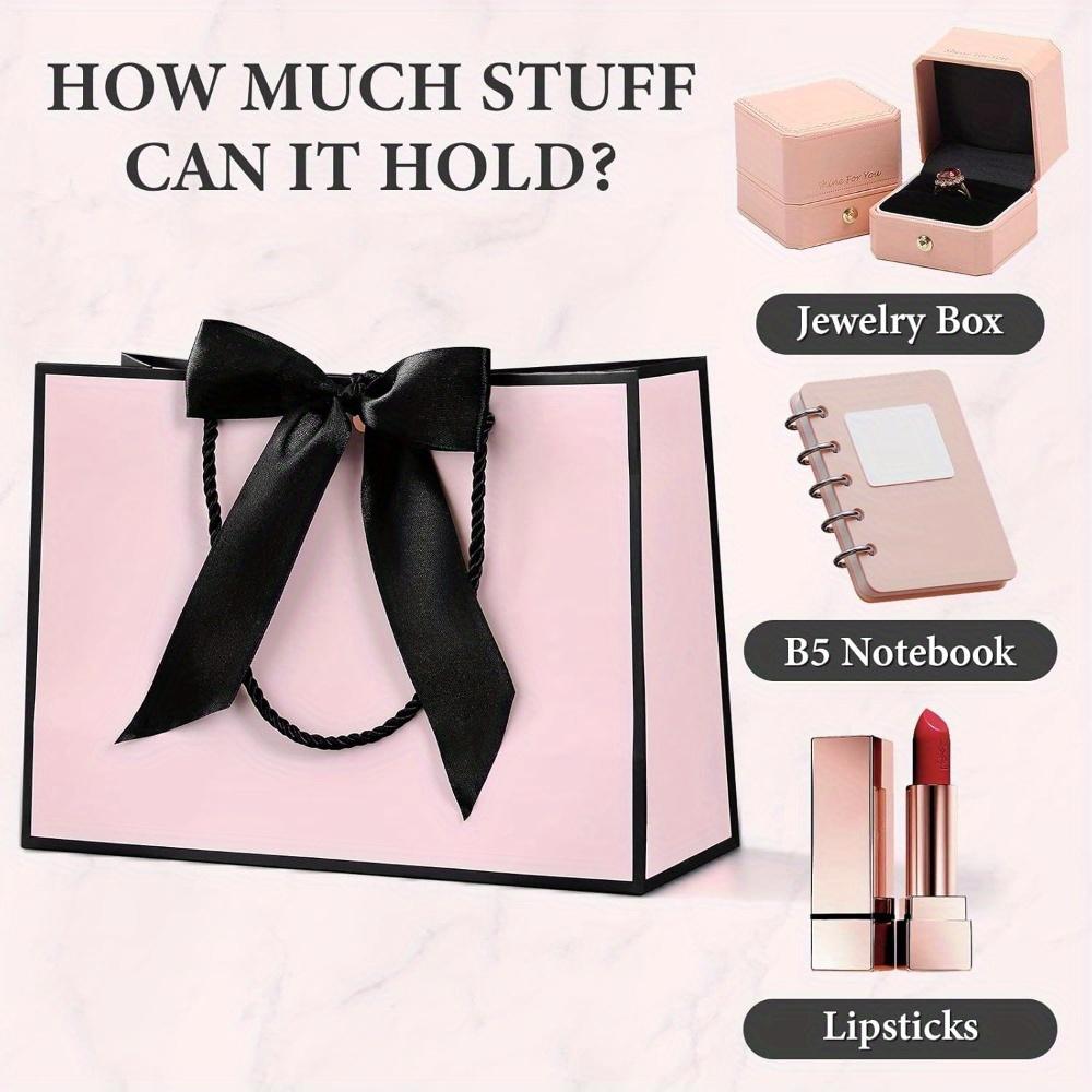 10pcs Gift Bags Large Gift Bags 1Pcs Paper Gift Bag with 2 Tissue Paper Present Bags with Handles for Women Girls Bridesmaid Birthday Wedding Party
