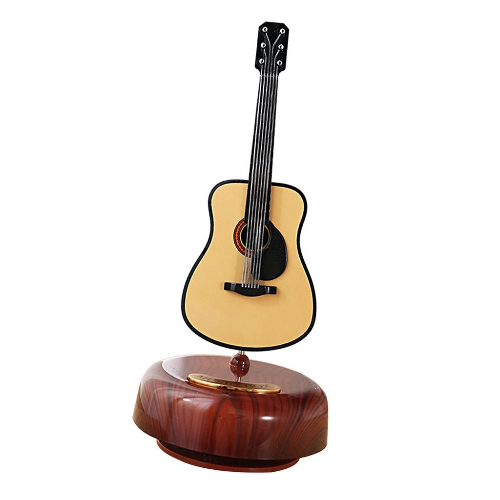 Violin Music Box Classical Wind Up Musicbox Twirling Music Box Rotating Base Stringed Musical Instrument Miniature