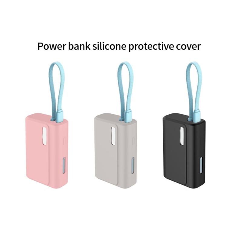 Silicone Protective Cover For CP13 Mobile Power Ensuring Durability Against Scratches Convenient Port Openings