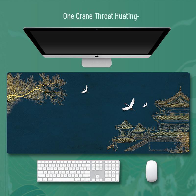 Extra Large Anime Esports Mouse Pad with Stitched Edges for Men and Women, Computer Desk Mat and Keyboard Pad