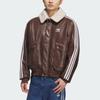 Adidas Originals FW25 PU Pad Jacket Brand Logo Three Stripes Warm Sports Loose Long Sleeve Cotton Coat Men Jackets KF3692