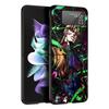 JoJo Adventure Dio Diego Brando Black Phone Case For Samsung ZFlip7 ZFlip6 ZFlip5 ZFlip4 ZFlip3 5G Hard Protective Galaxy Z Flip