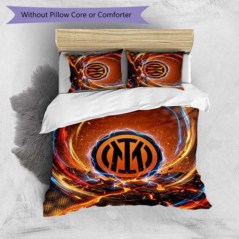 Borussia Dortmund Pattern Printed 3PCS Bedding Set Soft Skin-Friendly Washable Duvet Cover & Pillowcases Set All Season Bedroom