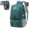 Spacious 17-inch Laptop Backpack For Travel, Camping, And Outdoor Activities, With Separate Compartment For Shoes, Suitable For Both Men And Women.