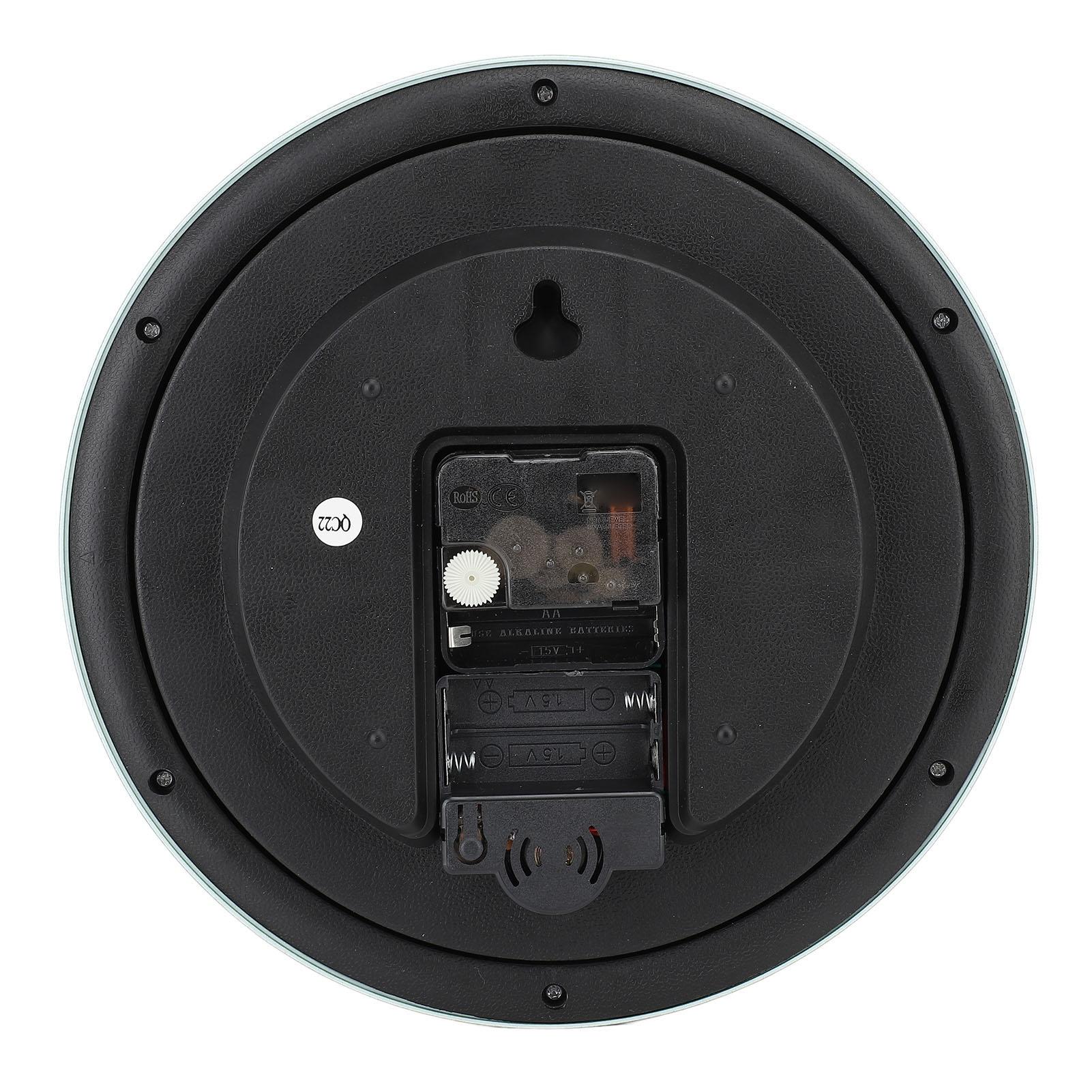 

10-дюймовые настенные часы, многофункциональные, круглые, с кукушкой, бесшумные, пунктуальные, с птичьими звонками, рождественской музыкой, на внутренней стене Green