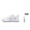 Li-Ning Light Feather Series Rocket Shoes 2.0 Fashion Comfortable Non-Slip Breathable Lightweight Low-Top Badminton Shoes Unisex Sneaker AYTU049-5