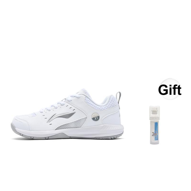 Li-Ning Light Feather Series Rocket Shoes 2.0 Fashion Comfortable Non-Slip Breathable Lightweight Low-Top Badminton Shoes Unisex Sneaker AYTU049-5