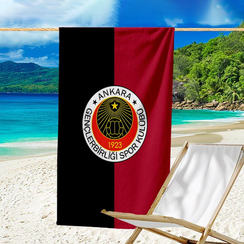 Genkelbigli Club Sports Microfiber Beach Towel, Lightweight And Quick-Dry, for Summer Travel, Beach Essential, Swimming Pool Outdoor