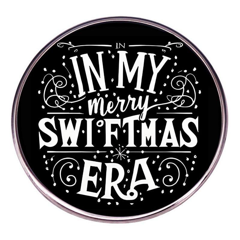 

Taylor Swift Merry Christmas Metal Brooch Pin Badge 3CM
